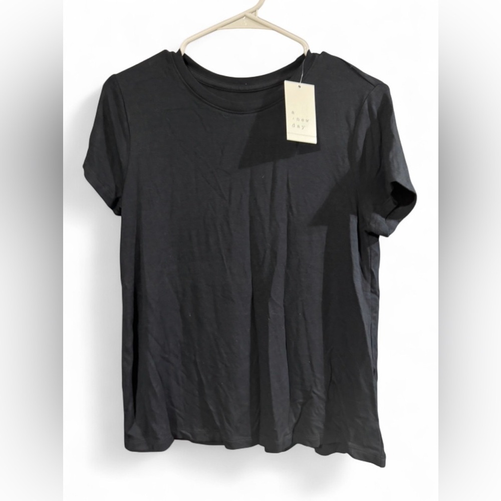 Size Small A New Day Black Tee